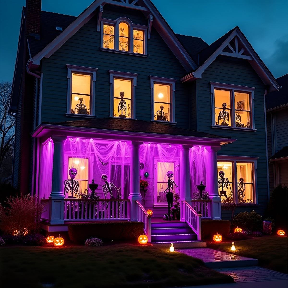 Halloween Waterproof UV Purple Light Flood Lights Outdoor Ambient Lighting