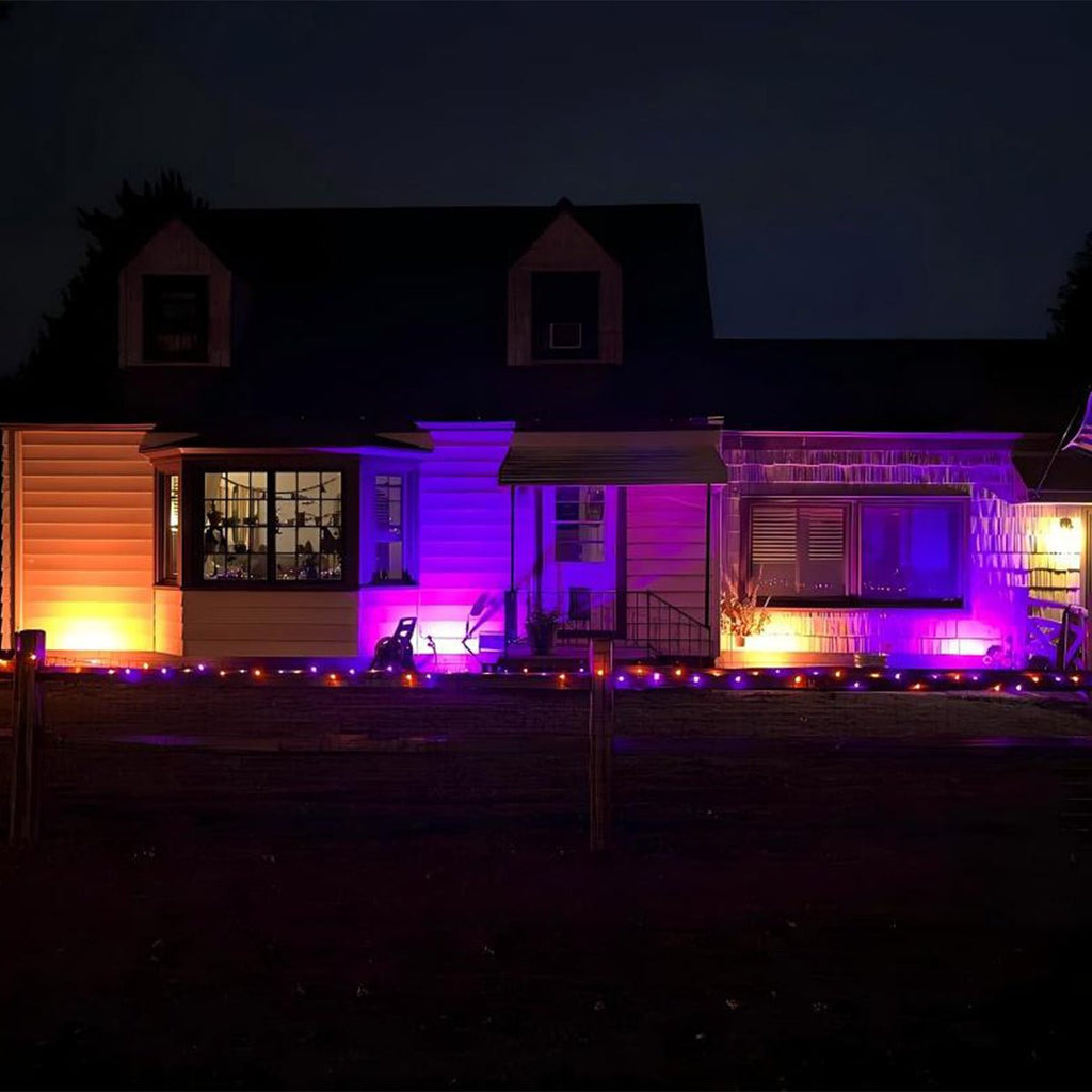 Halloween Waterproof UV Purple Light Flood Lights Outdoor Ambient Lighting