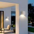 Modern Waterproof Square Concrete LED Outdoor Wall Lights