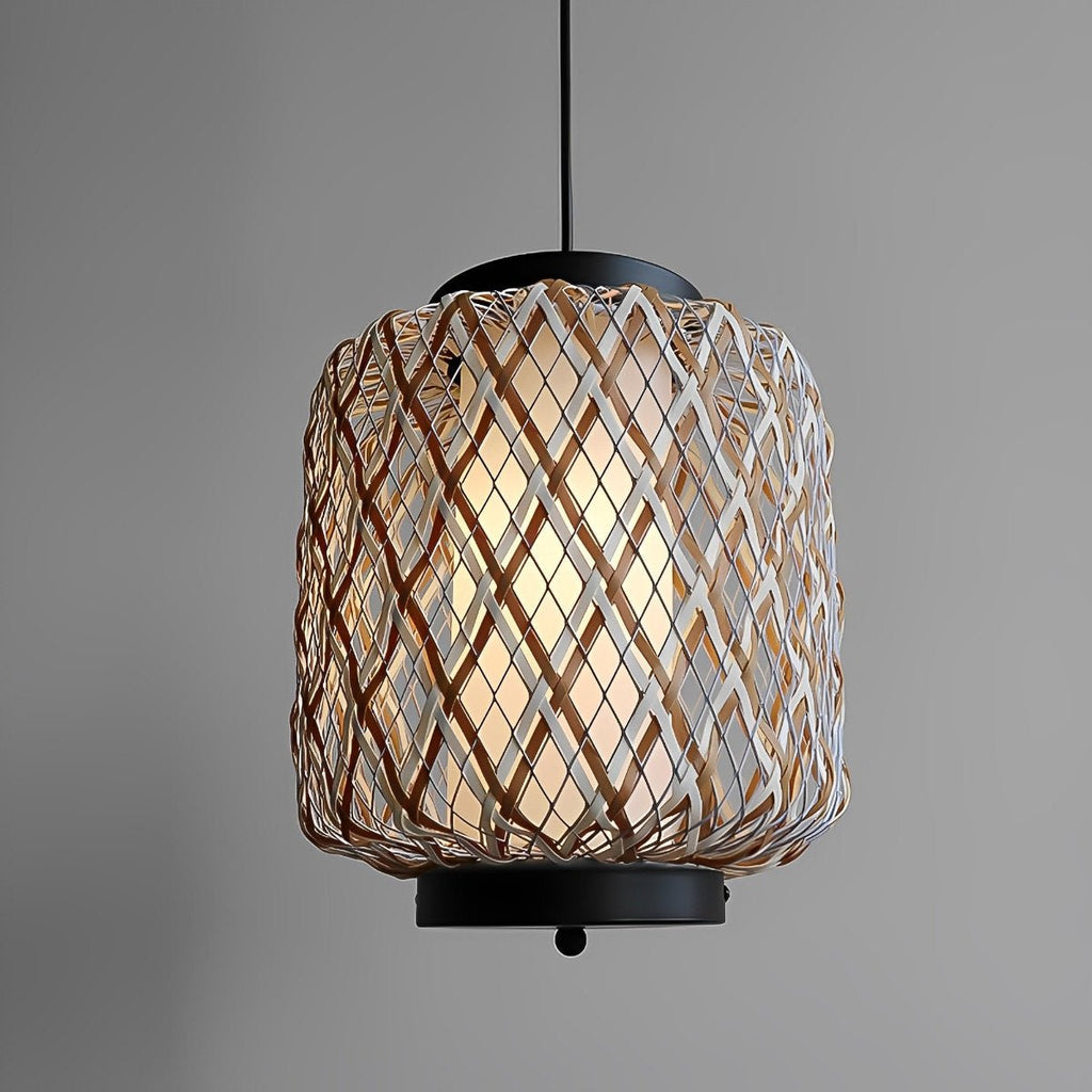 Outdoor Waterproof Rattan Hanging Lanterns Pendant Lights