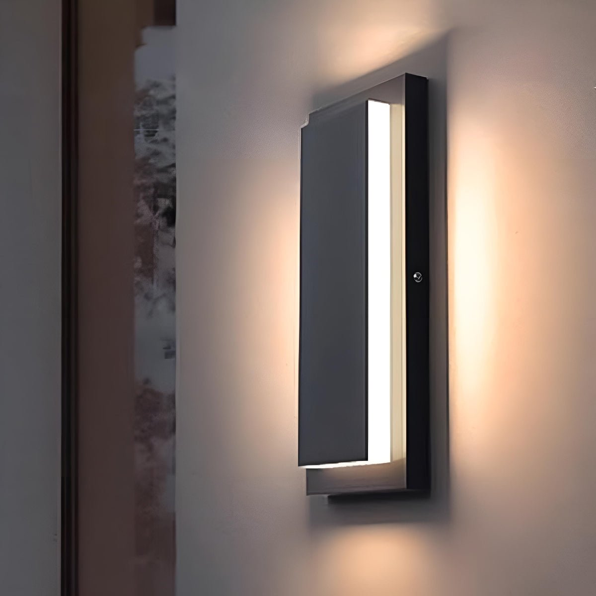 Thick Waterproof Modern LED Long Strip Outdoor Wall Porch Lights