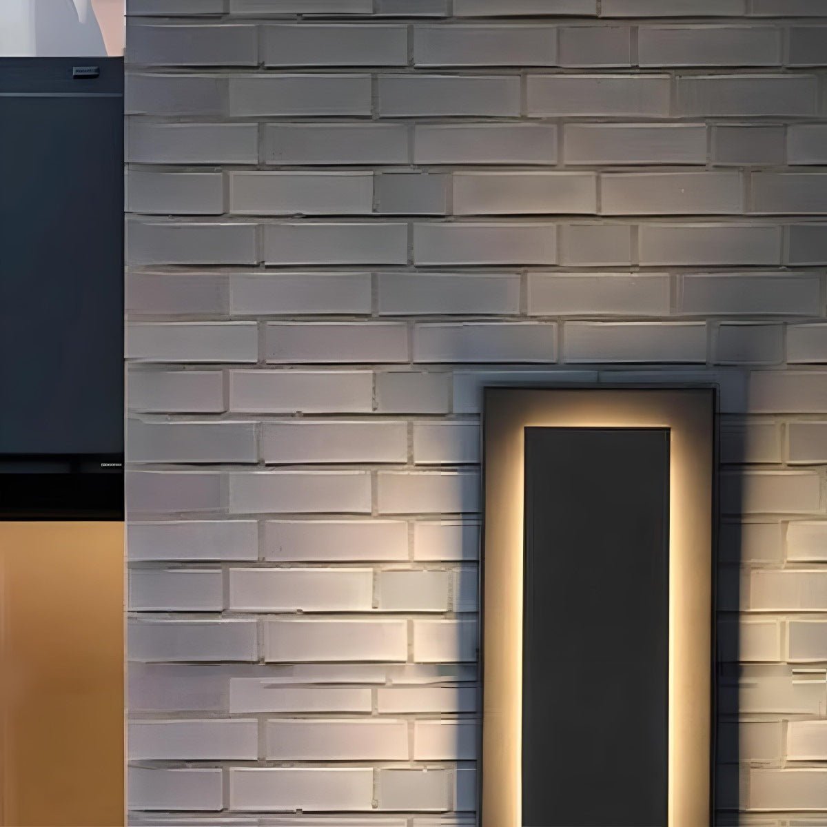 Thick Waterproof Modern LED Long Strip Outdoor Wall Porch Lights