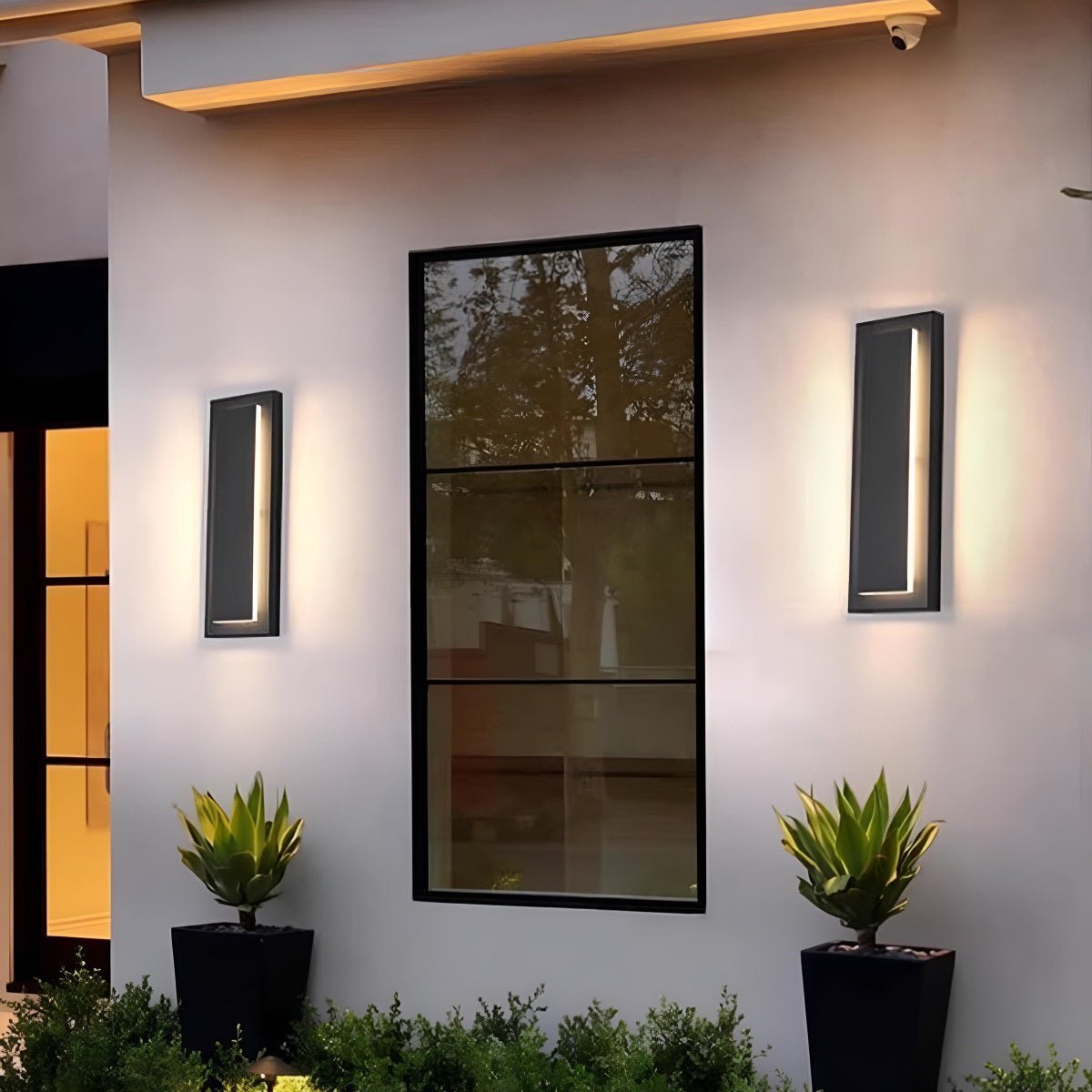 Thick Waterproof Modern LED Long Strip Outdoor Wall Porch Lights