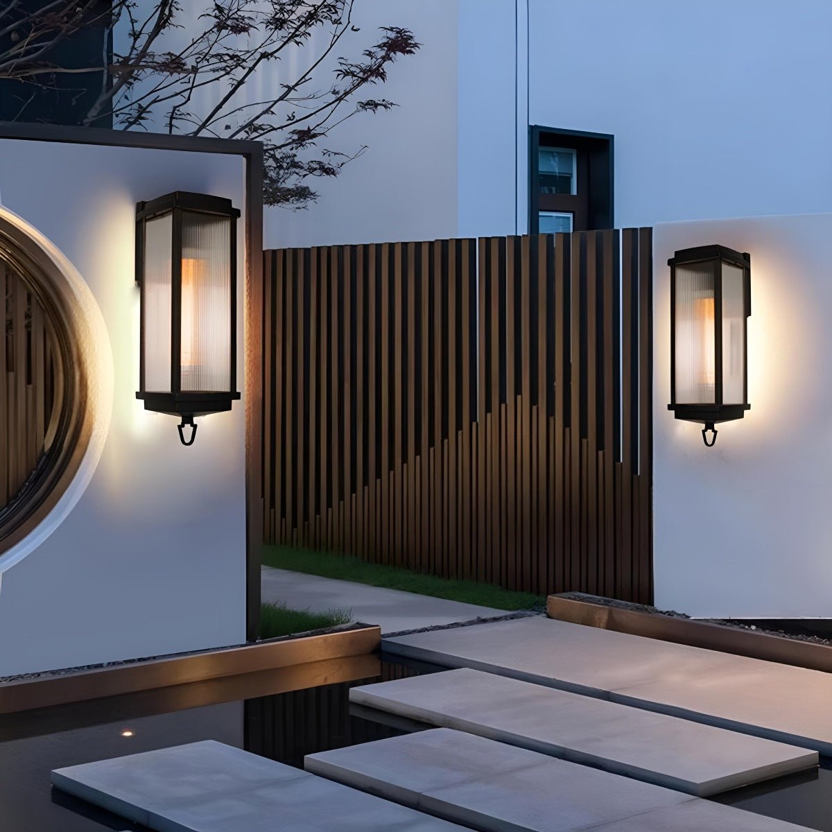 Vintage Waterproof Rectangular Outdoor LED Porch Wall Lights