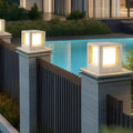 Waterproof Cubed Concrete LED Outdoor Post Lights