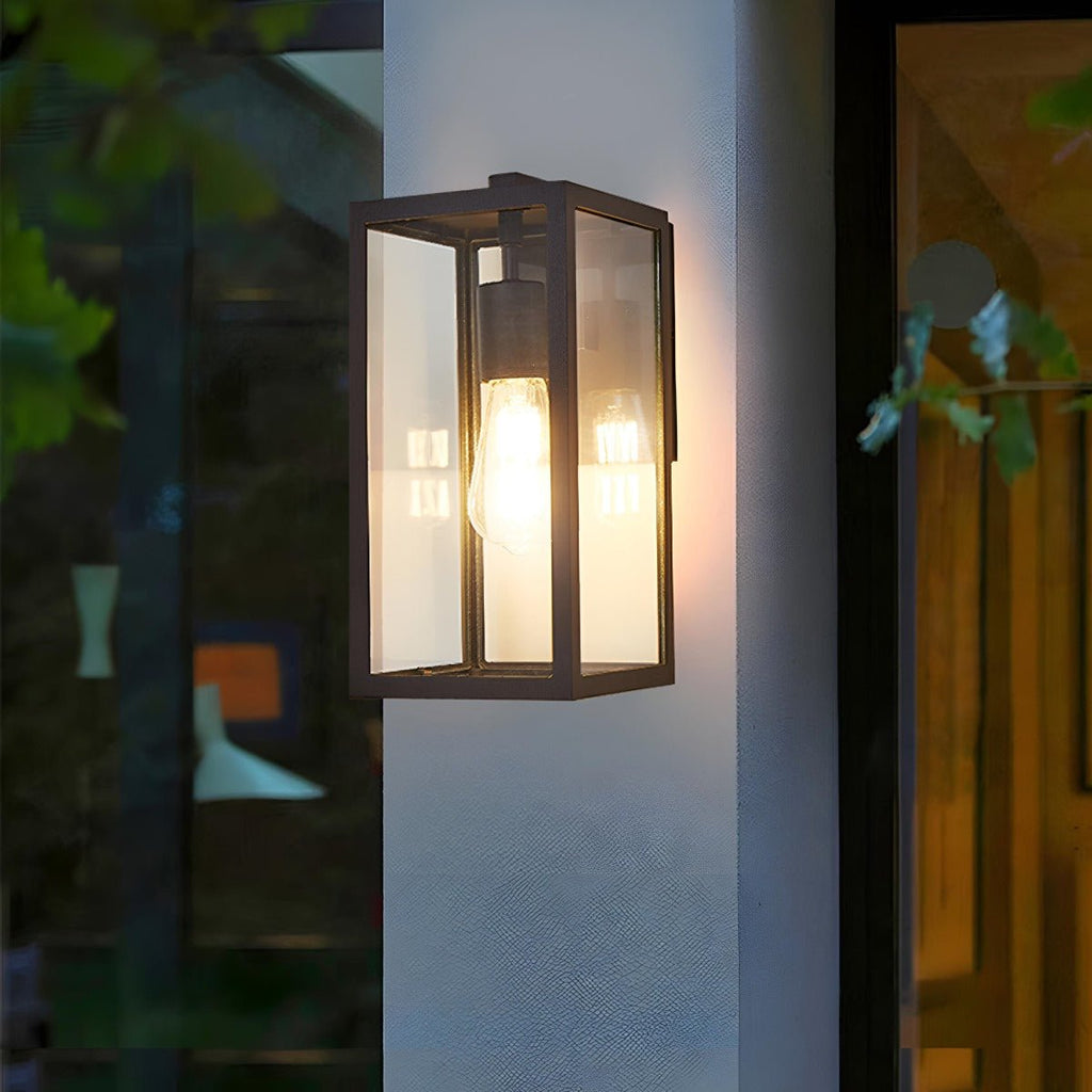Waterproof Modern Farmhouse Rectangular Outdoor LED Porch Wall Lights