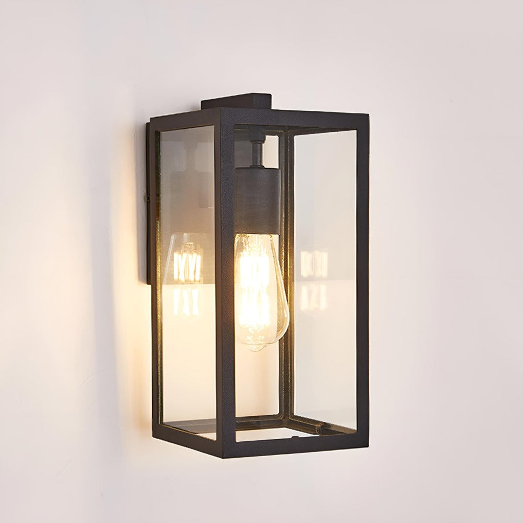 Waterproof Modern Farmhouse Rectangular Outdoor LED Porch Wall Lights