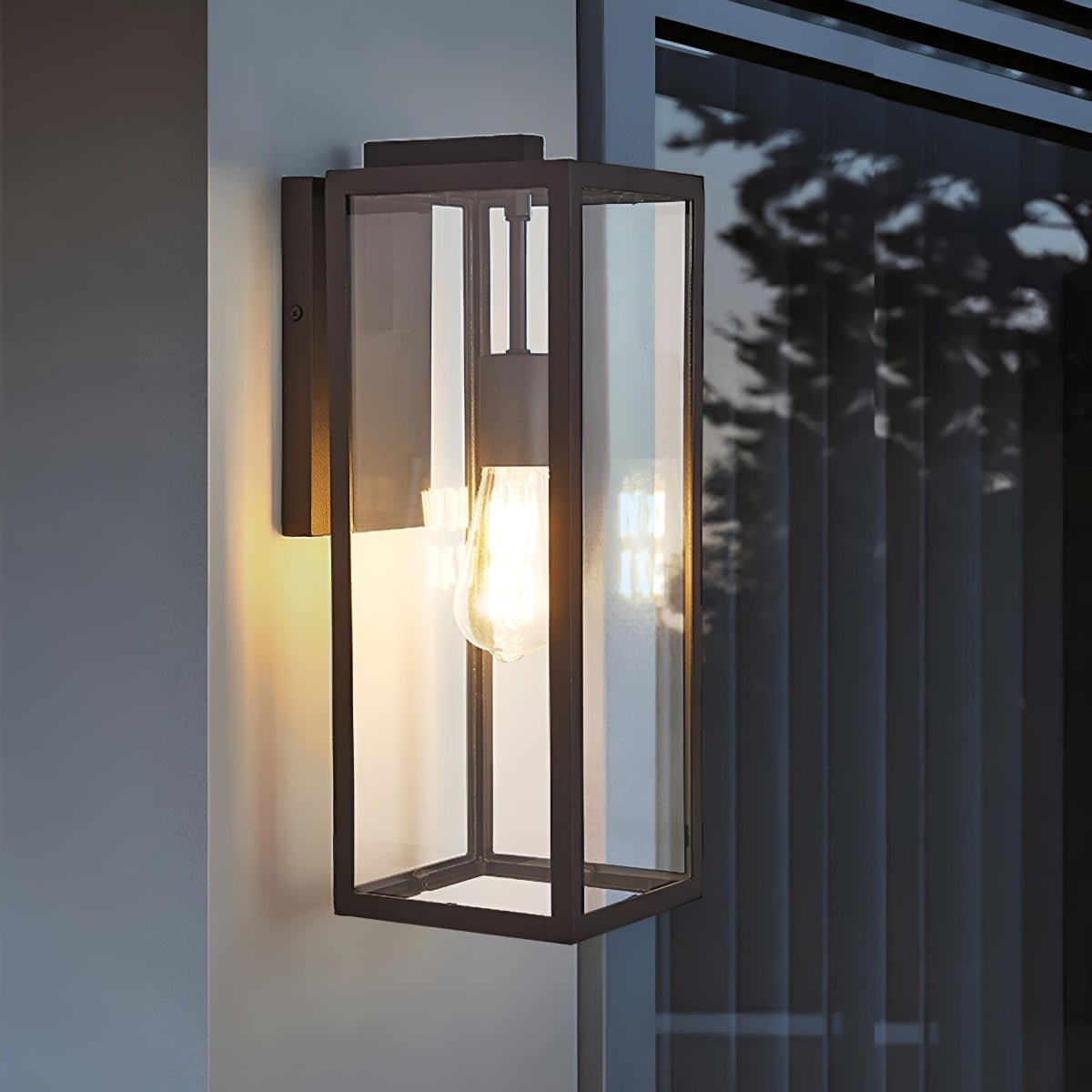Waterproof Modern Farmhouse Rectangular Outdoor LED Porch Wall Lights