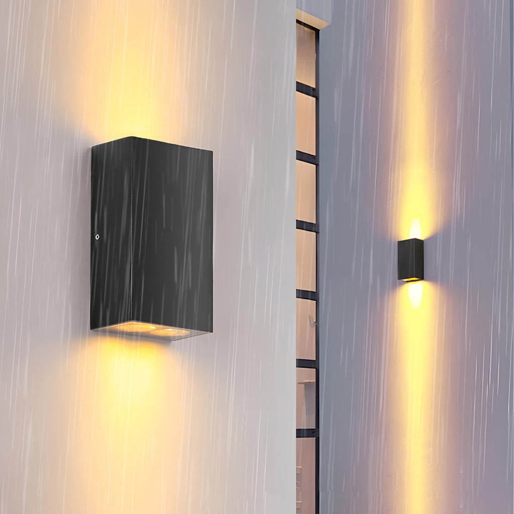 Waterproof Modern Rectangular Up&Down LED Outdoor Wall Washer Lights