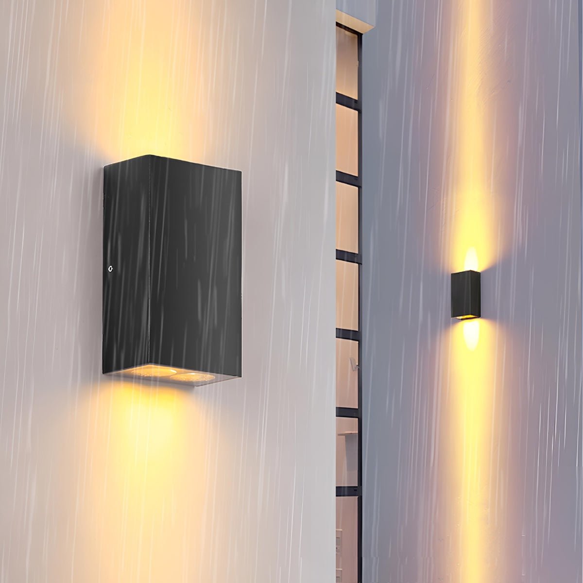 Waterproof Modern Rectangular Up&Down LED Outdoor Wall Washer Lights