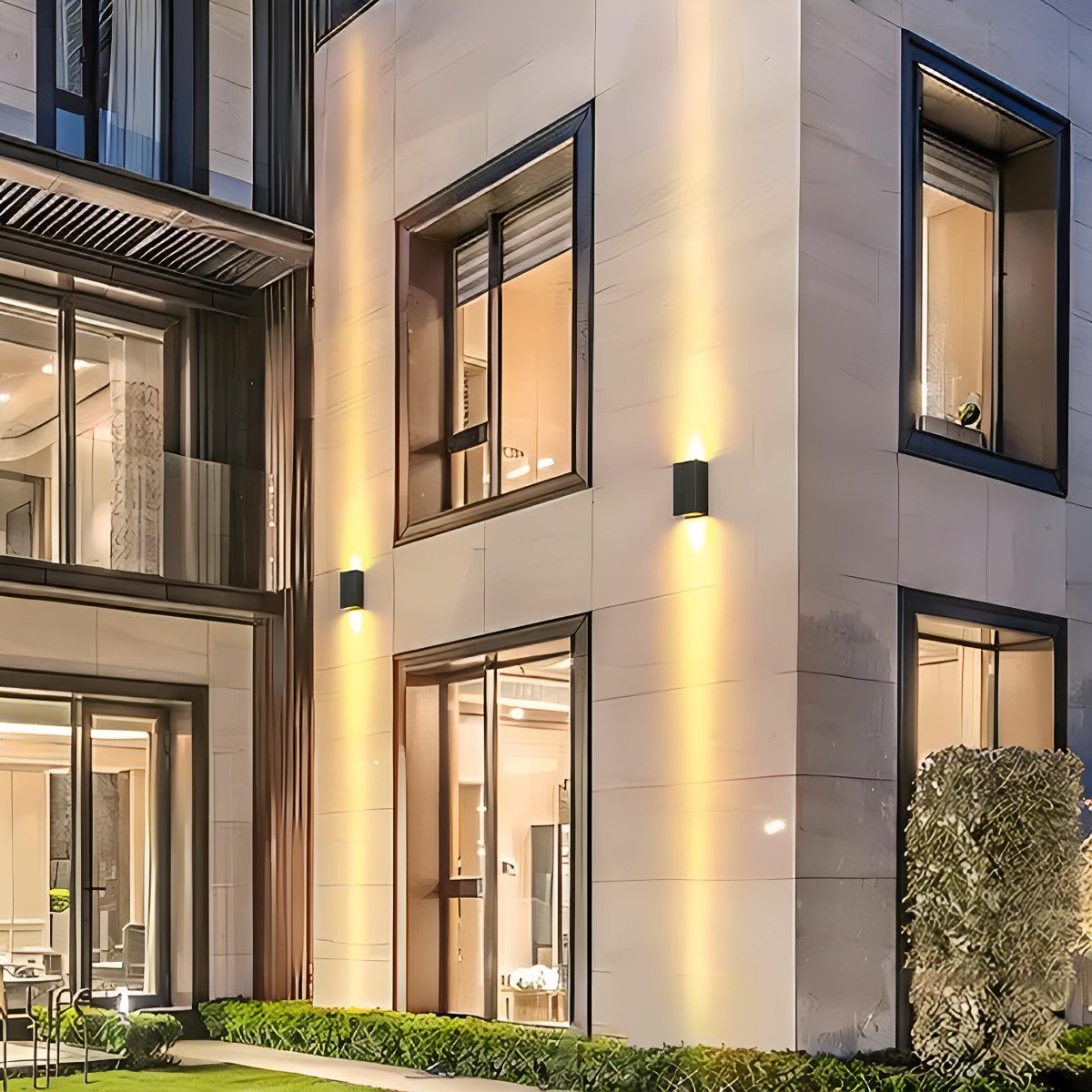 Waterproof Modern Rectangular Up&Down LED Outdoor Wall Washer Lights