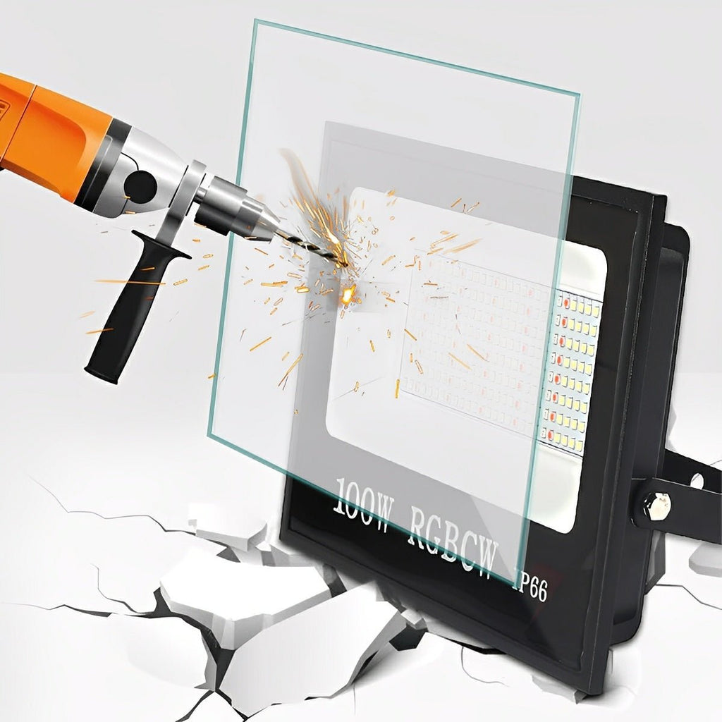 WIFI Smart Halloween Waterproof RGBCW Flood Lights Outdoor Ambient Lighting