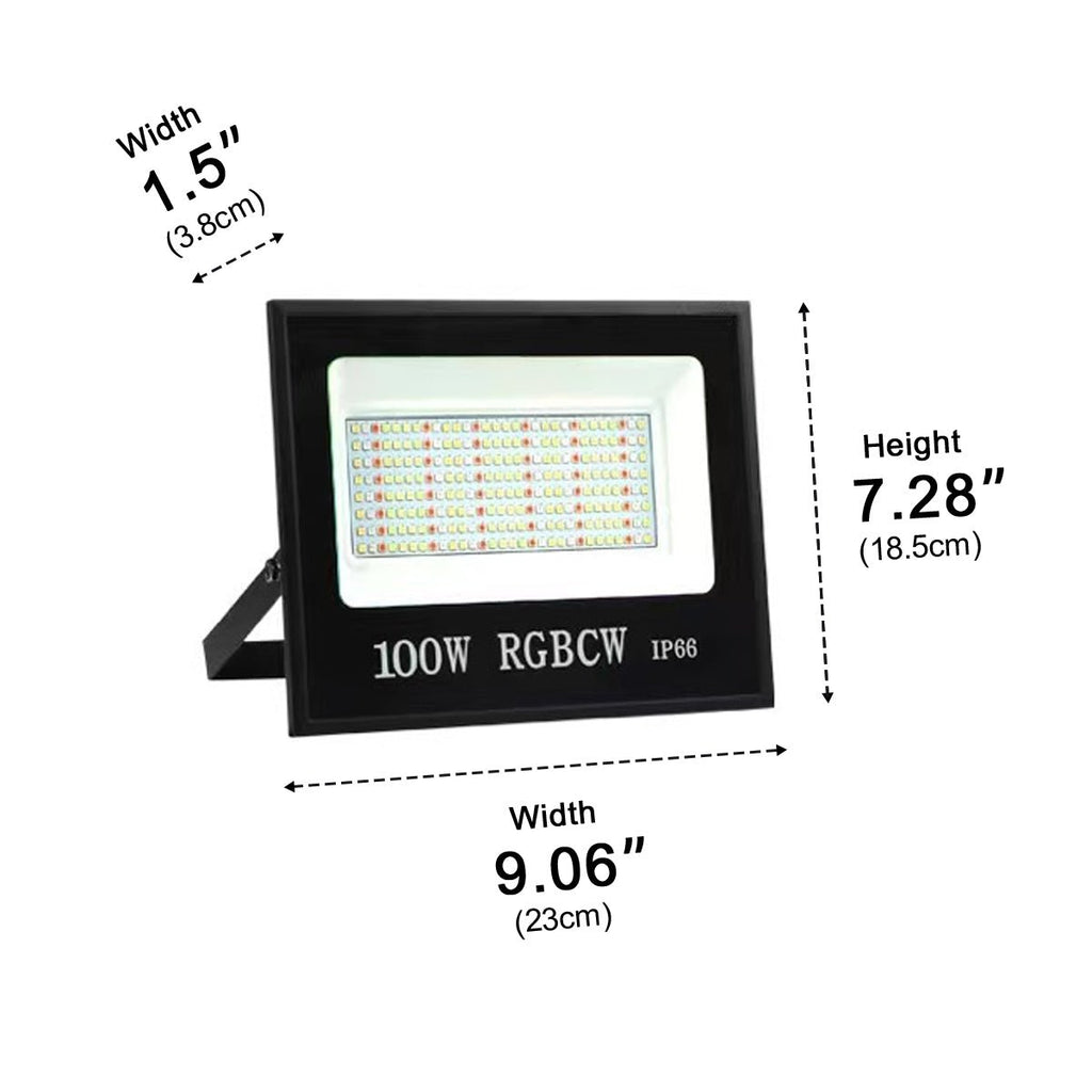 WIFI Smart Halloween Waterproof RGBCW Flood Lights Outdoor Ambient Lighting