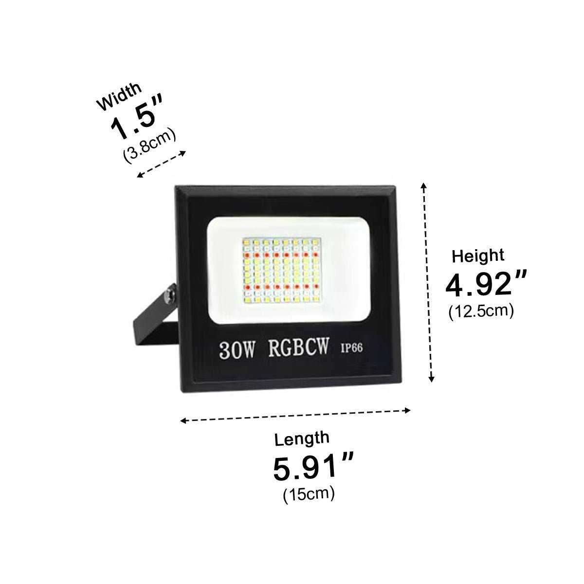 WIFI Smart Halloween Waterproof RGBCW Flood Lights Outdoor Ambient Lighting