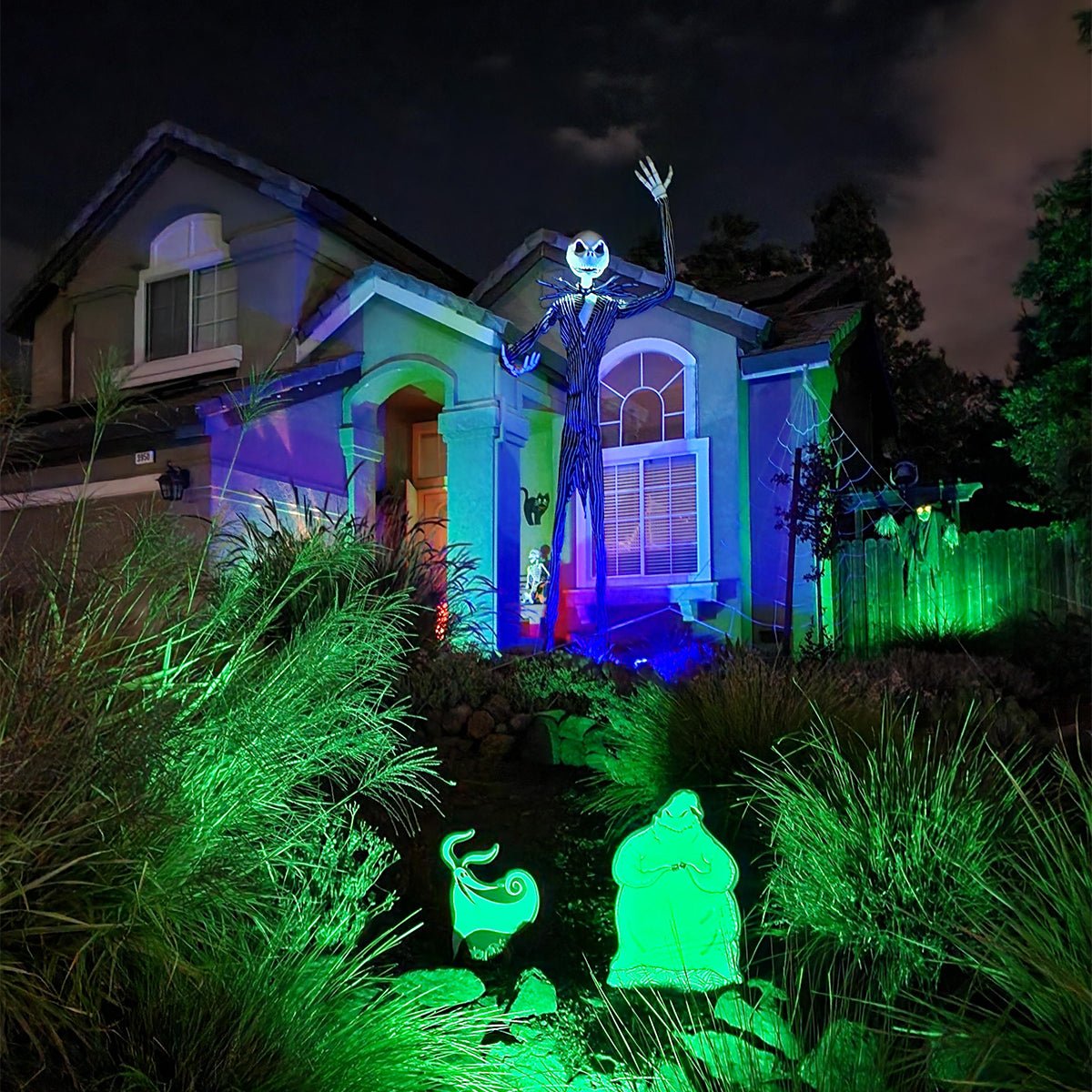 WIFI Smart Halloween Waterproof RGBCW Flood Lights Outdoor Ambient Lighting