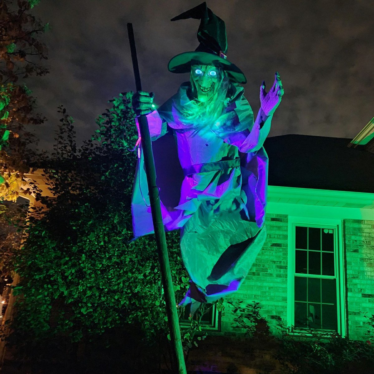 WIFI Smart Halloween Waterproof RGBCW Flood Lights Outdoor Ambient Lighting